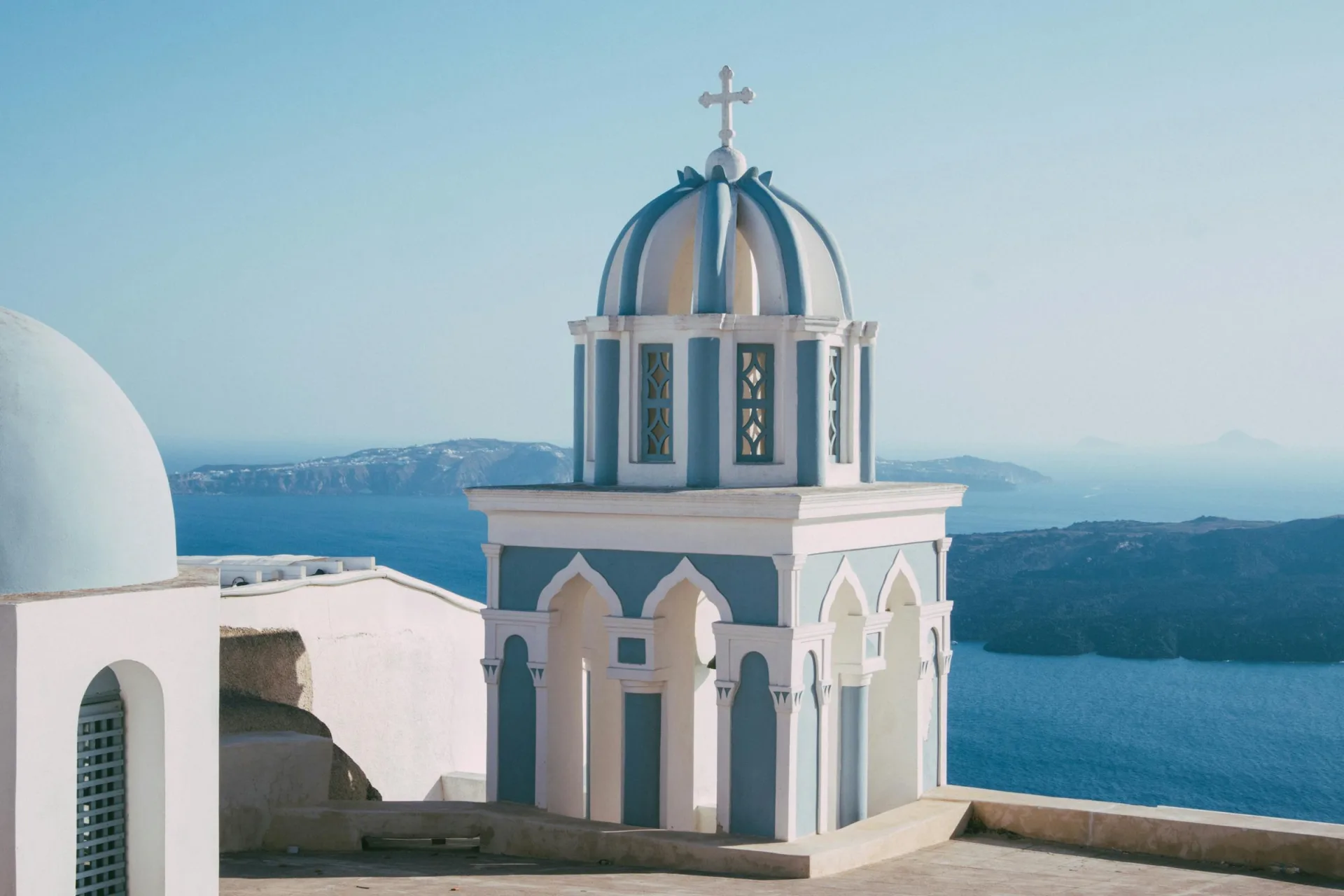 Biserică ortodoxă în Santorini